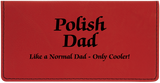 Checkbook Cover - Polish Dad