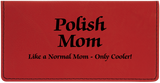 Checkbook Cover - Polish Mom