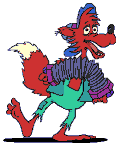 Fox Playing Squeezebox
