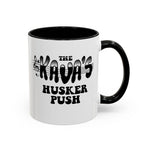 Coffee Mug - "The Kava's Husker Push" Logo