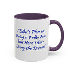 Coffee Mug - "Polka Fan Living the Dream"