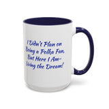 Coffee Mug - "Polka Fan Living the Dream"