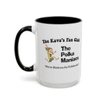 Coffee Mug - "Polka Maniacs" Kava's Fan Club Logo