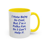 Coffee Mug - "Cool Polka Fan"