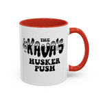 Coffee Mug - "The Kava's Husker Push" Logo