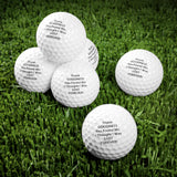 Goofy Golf Balls - "LOST Forever" - 6pcs