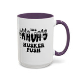 Coffee Mug - "The Kava's Husker Push" Logo