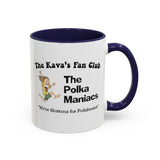 Coffee Mug - "Polka Maniacs" Kava's Fan Club Logo