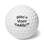 Goofy Golf Balls - "Who's Your Caddy?!" - 6pcs