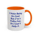 Coffee Mug - "Cool Polka Fan"