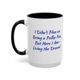 Coffee Mug - "Polka Fan Living the Dream"