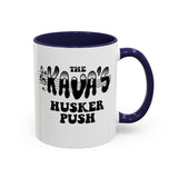 Coffee Mug - "The Kava's Husker Push" Logo