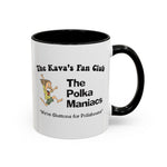 Coffee Mug - "Polka Maniacs" Kava's Fan Club Logo