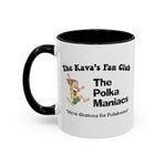 Coffee Mug - "Polka Maniacs" Kava's Fan Club Logo