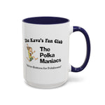 Coffee Mug - "Polka Maniacs" Kava's Fan Club Logo