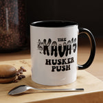 Coffee Mug - "The Kava's Husker Push" Logo