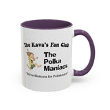 Coffee Mug - "Polka Maniacs" Kava's Fan Club Logo