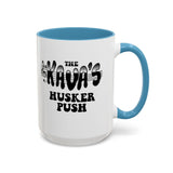 Coffee Mug - "The Kava's Husker Push" Logo