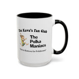 Coffee Mug - "Polka Maniacs" Kava's Fan Club Logo