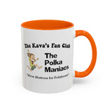 Coffee Mug - "Polka Maniacs" Kava's Fan Club Logo