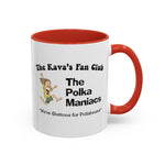 Coffee Mug - "Polka Maniacs" Kava's Fan Club Logo