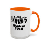 Coffee Mug - "The Kava's Husker Push" Logo