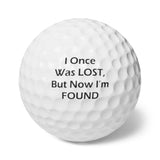 Goofy Golf Balls - "Now I'm FOUND" - 6pcs