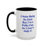 Coffee Mug - "Cool Polka Fan"