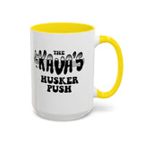 Coffee Mug - "The Kava's Husker Push" Logo