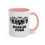 Coffee Mug - "The Kava's Husker Push" Logo