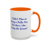 Coffee Mug - "Polka Fan Living the Dream"