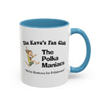 Coffee Mug - "Polka Maniacs" Kava's Fan Club Logo