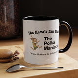 Coffee Mug - "Polka Maniacs" Kava's Fan Club Logo