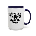 Coffee Mug - "The Kava's Husker Push" Logo