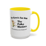 Coffee Mug - "Polka Maniacs" Kava's Fan Club Logo