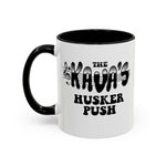 Coffee Mug - "The Kava's Husker Push" Logo