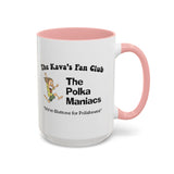 Coffee Mug - "Polka Maniacs" Kava's Fan Club Logo