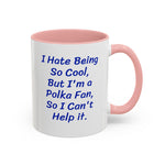 Coffee Mug - "Cool Polka Fan"