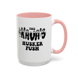 Coffee Mug - "The Kava's Husker Push" Logo