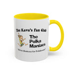 Coffee Mug - "Polka Maniacs" Kava's Fan Club Logo