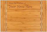 Bamboo Cutting Board - Your Name Added