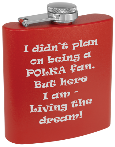 Flask - Polka Fan