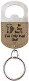 Keyring with Bottle Opener - Dog Beers