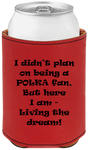 Koozie Beverage Holder - Polka Fan